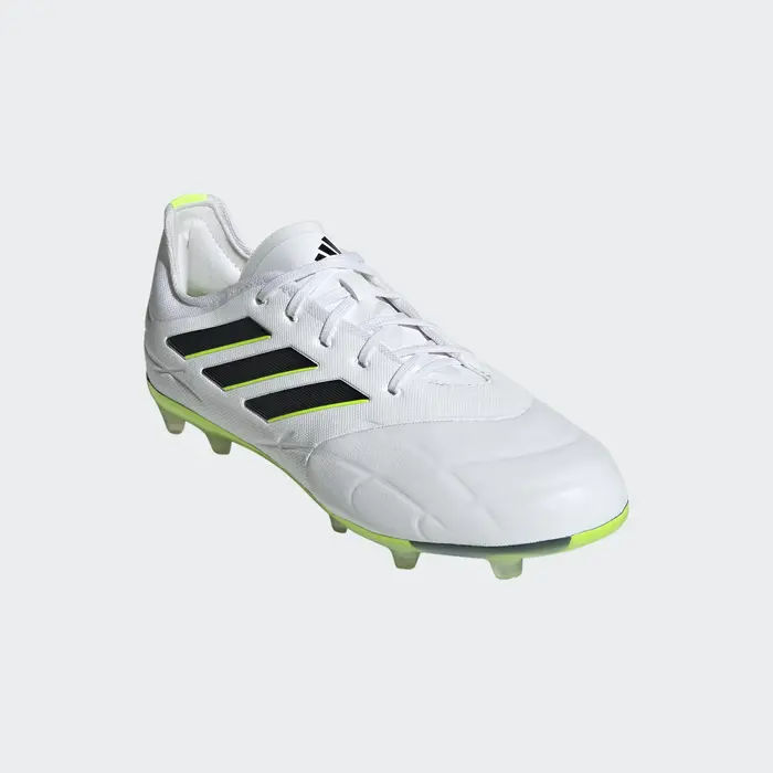 Adidas COPA PURE.1 FG junior - wit/zwart/groen - HQ8981