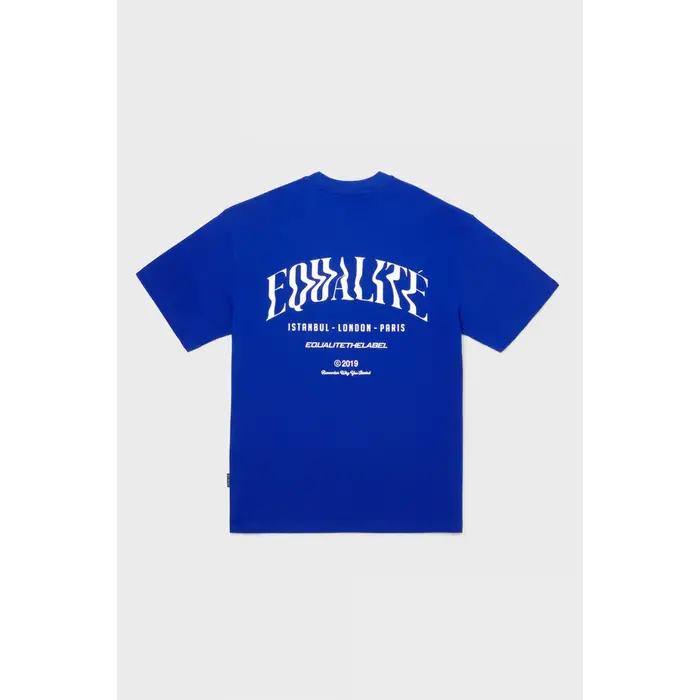 EQUALITÉ MAU OVERSIZED TEE - Blue/White