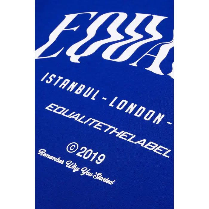 EQUALITÉ MAU OVERSIZED TEE - Blue/White