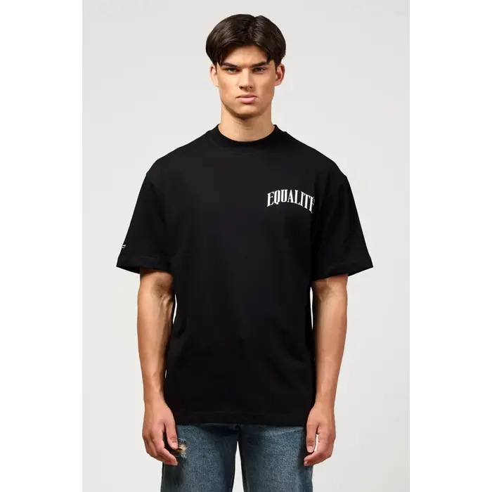 EQUALITÉ OLIVER TEE - BLACK WHITE - EQ.23.7.6.1.200