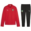 Puma Marokko trainingspak 1/4 ziptop junior - rood/zwart