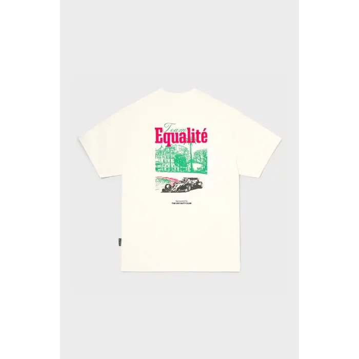 EQUALITÉ EQUALITÉ - FRONTRUNNER OVERSIZED TEE - OFF WHITE