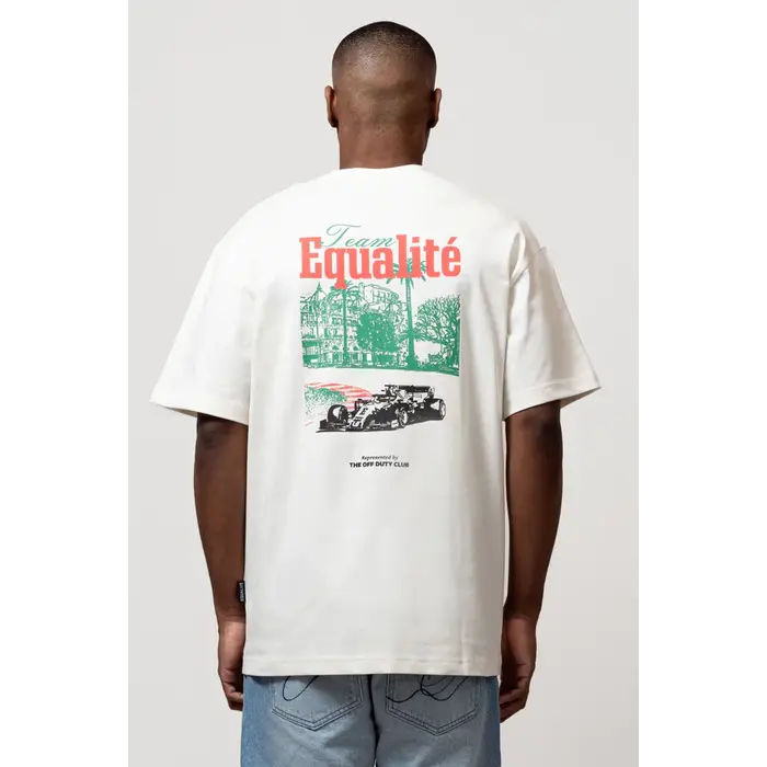 EQUALITÉ EQUALITÉ - FRONTRUNNER OVERSIZED TEE - OFF WHITE