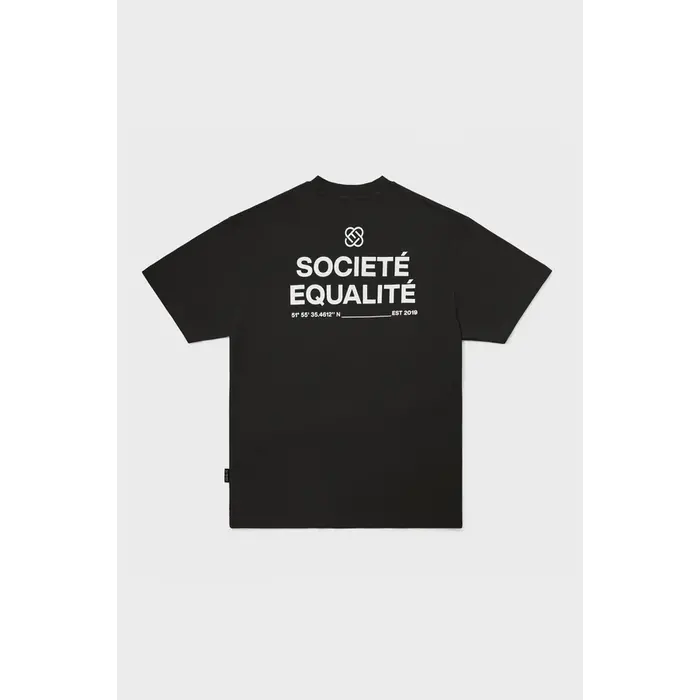EQUALITÉ EQUALITÉ SOCIETÉ OVERSIZED TEE BLACK
