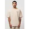 EQUALITÉ EQUALITÉ SOCIETÉ OVERSIZED TEE BEIGE