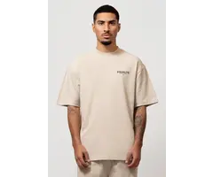 EQUALITÉ EQUALITÉ SOCIETÉ OVERSIZED TEE BEIGE