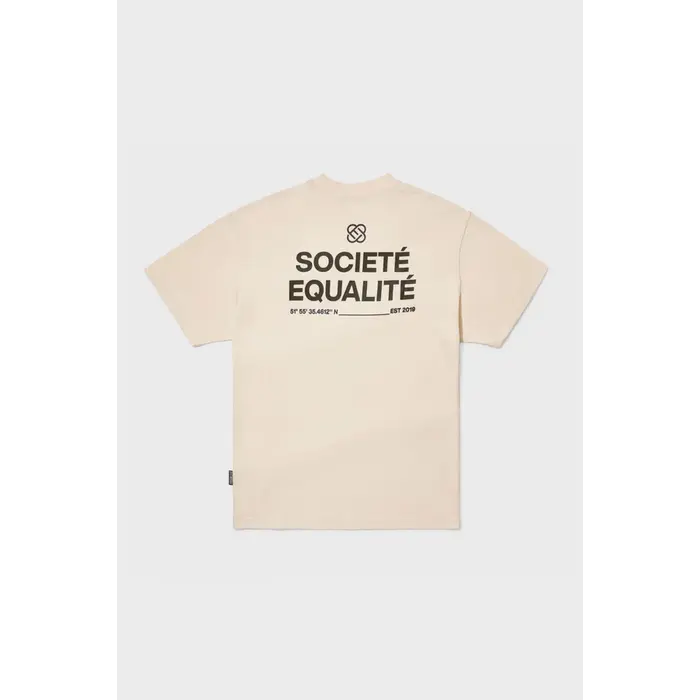 EQUALITÉ EQUALITÉ SOCIETÉ OVERSIZED TEE BEIGE