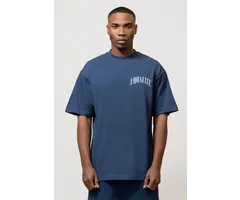 EQUALITÉ OLIVER OVERSIZED TEE - NAVY & LIGHT BLUE