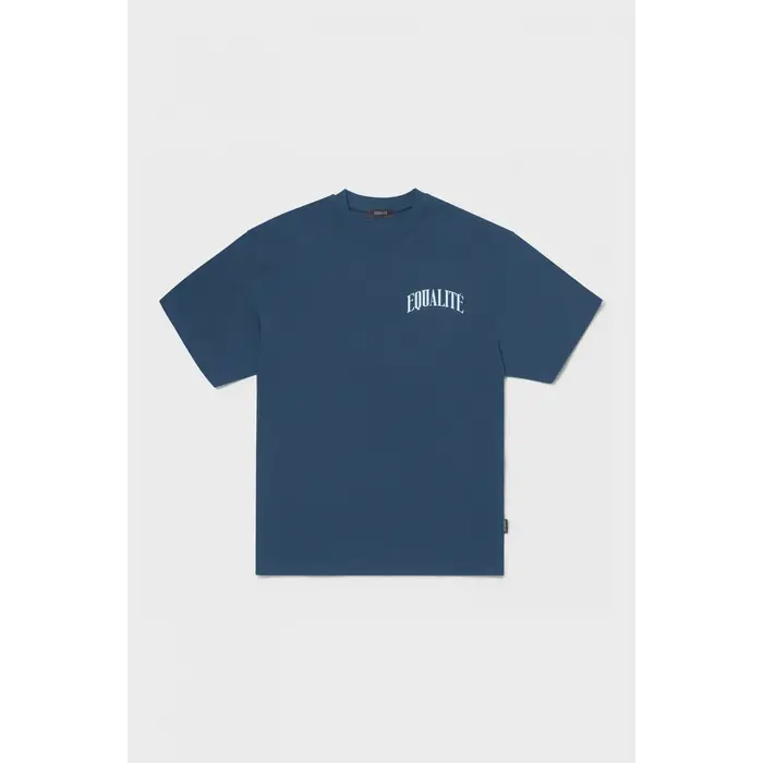 EQUALITÉ OLIVER OVERSIZED TEE - NAVY & LIGHT BLUE