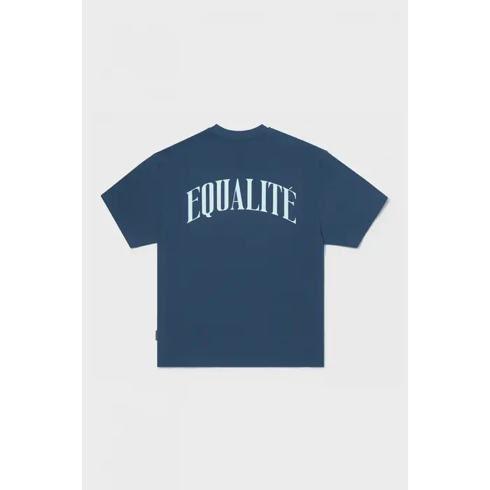 EQUALITÉ OLIVER OVERSIZED TEE - NAVY & LIGHT BLUE
