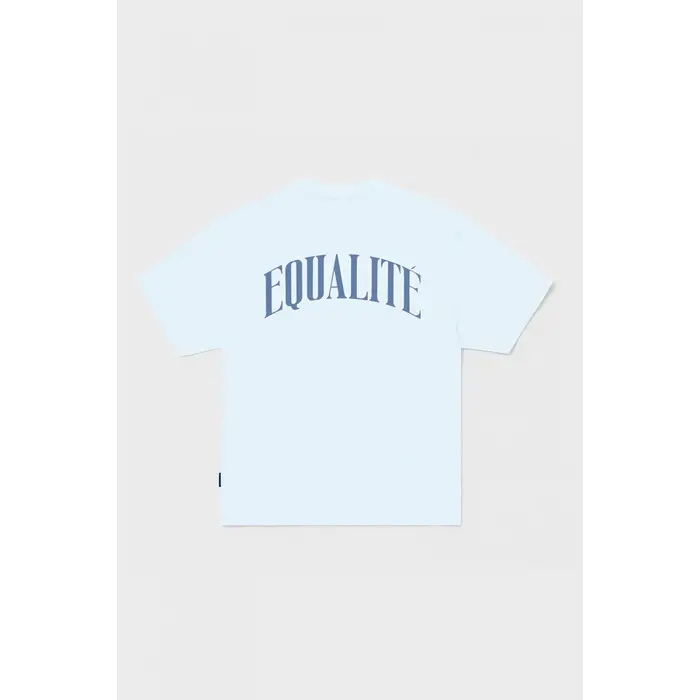 EQUALITÉ OLIVER OVERSIZED TEE - LIGHT BLUE & NAVY