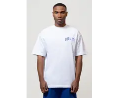 EQUALITÉ OLIVER OVERSIZED TEE - WHITE & BLUE