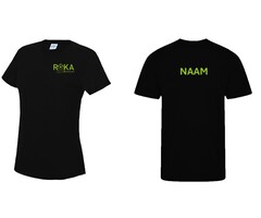 ROKA BEESEL TRAININGSHIRT DAMES  MET LOGO EN NAAM