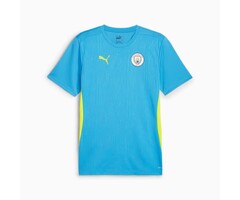 Puma PUMA Manchester City Trainingsshirt 2024-2025 Kids Lichtblauw Geel