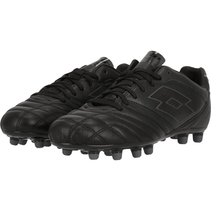 Lotto Stadio 300 FG Voetbalschoenen - Zwart/zwart
