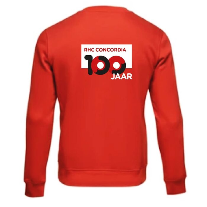 Lustrum sweater Senior  100 jaar RHC concordia - Rood