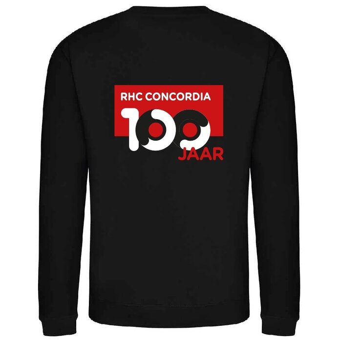 Lustrum sweater Junior  100 jaar RHC concordia - Zwart