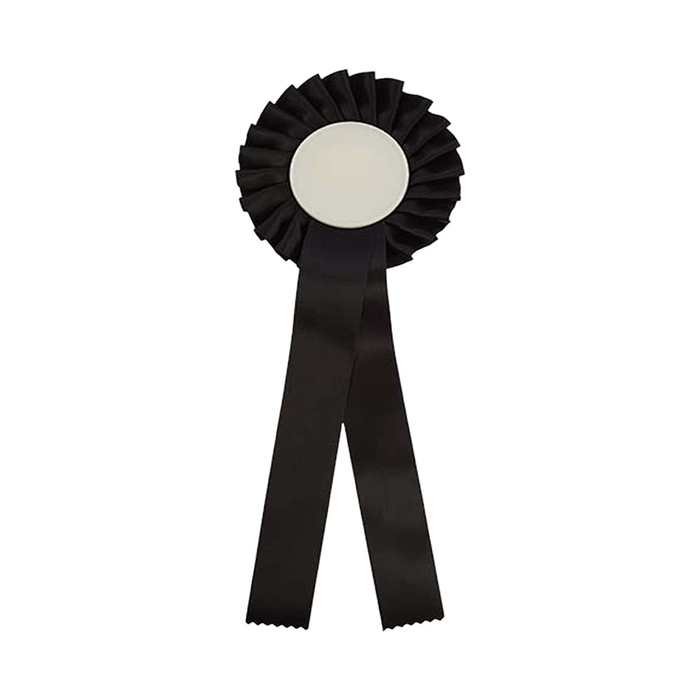 R1 Rozet 1-rings zwart