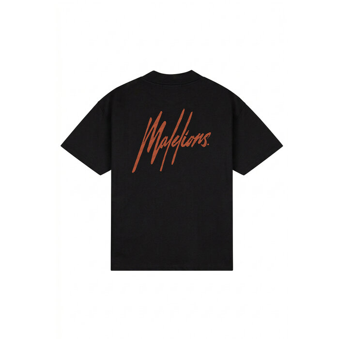 Malelions Malelions Men Oversized Striped Signature TShirt