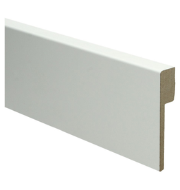 MDF Renovatieplint modern 90x18 voorgel. RAL 9010