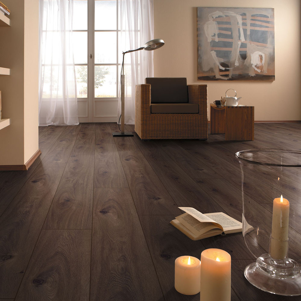 Kronotex laminaat 8mm plank 4168 Prestige Oak Dark