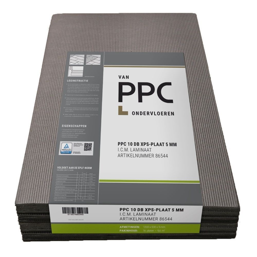 PPC 10dB XPS-plaat 5mm