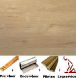 All-in pvc vloer Douwes Dekker PVC klik SPC plank sprits