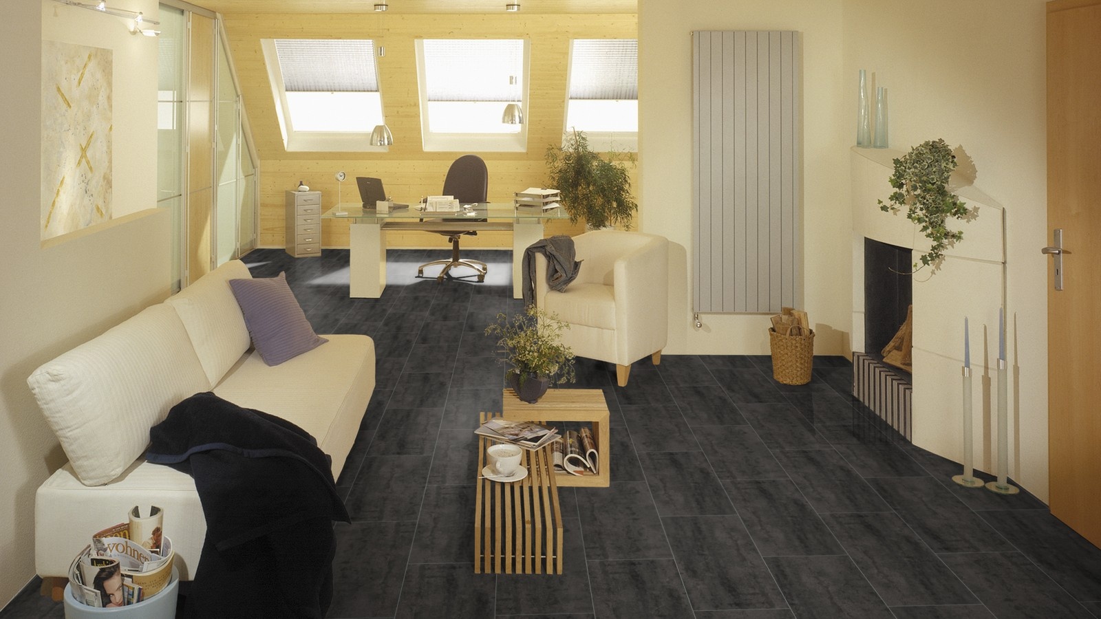 Kronotex laminaat  8mm tegel 2869 Senia