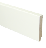 MDF Moderne plint 90x15 RAL 9010 + uitsparing