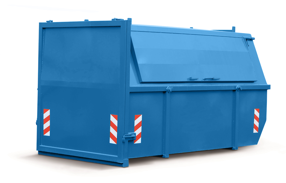 dichte afvalcontainer