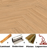 All-in Laminaat. Meister LS350 Unizip 06895 Princess Oak zand