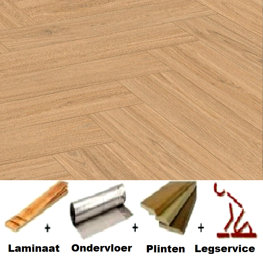 All-in Laminaat. Meister LS350 Unizip 06895 Princess Oak zand