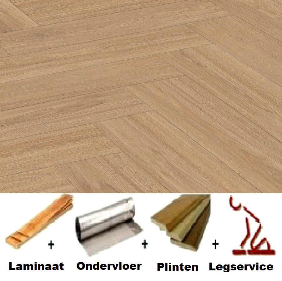 All-in Laminaat. Meister LS350 Unizip 06896 Princess Oak crème
