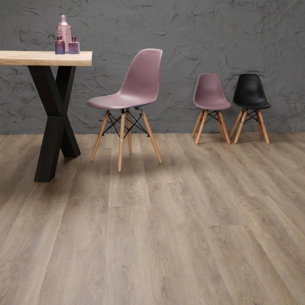 Ekofloors PVC click plank LC304 Smoked Grey Malta