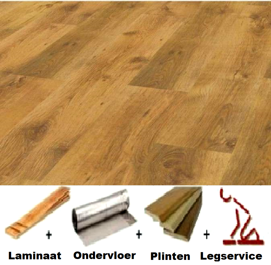 All-in Laminaat. 6mm plank 0742 Sutter Oak