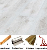 All-in Laminaat.  6mm plank 2951 White Oak
