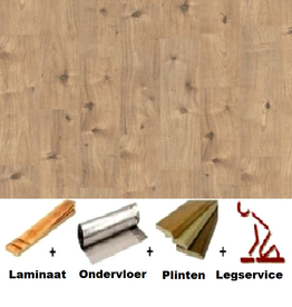 All-in Laminaat. Kronotex 7mm plank 1061 Achensee Oak