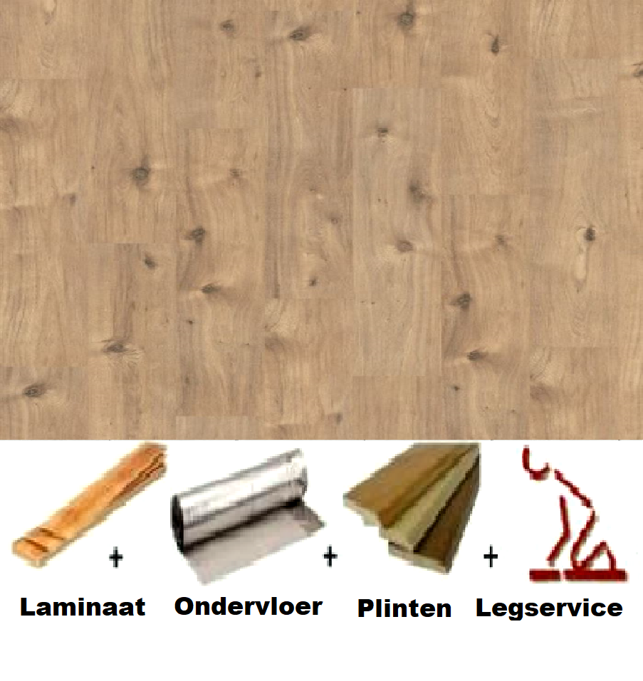 All-in Laminaat. Kronotex 7mm plank 1061 Achensee Oak