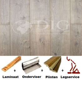All-in Laminaat. Kronotex 7mm plank 2833 Nairobi Eiken