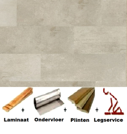 All-in Laminaat. Ambiant Expression Aqua Grijsbruin 6400