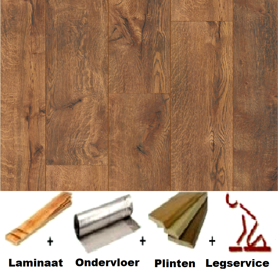 All-in Laminaat. OTIUM Amber brown