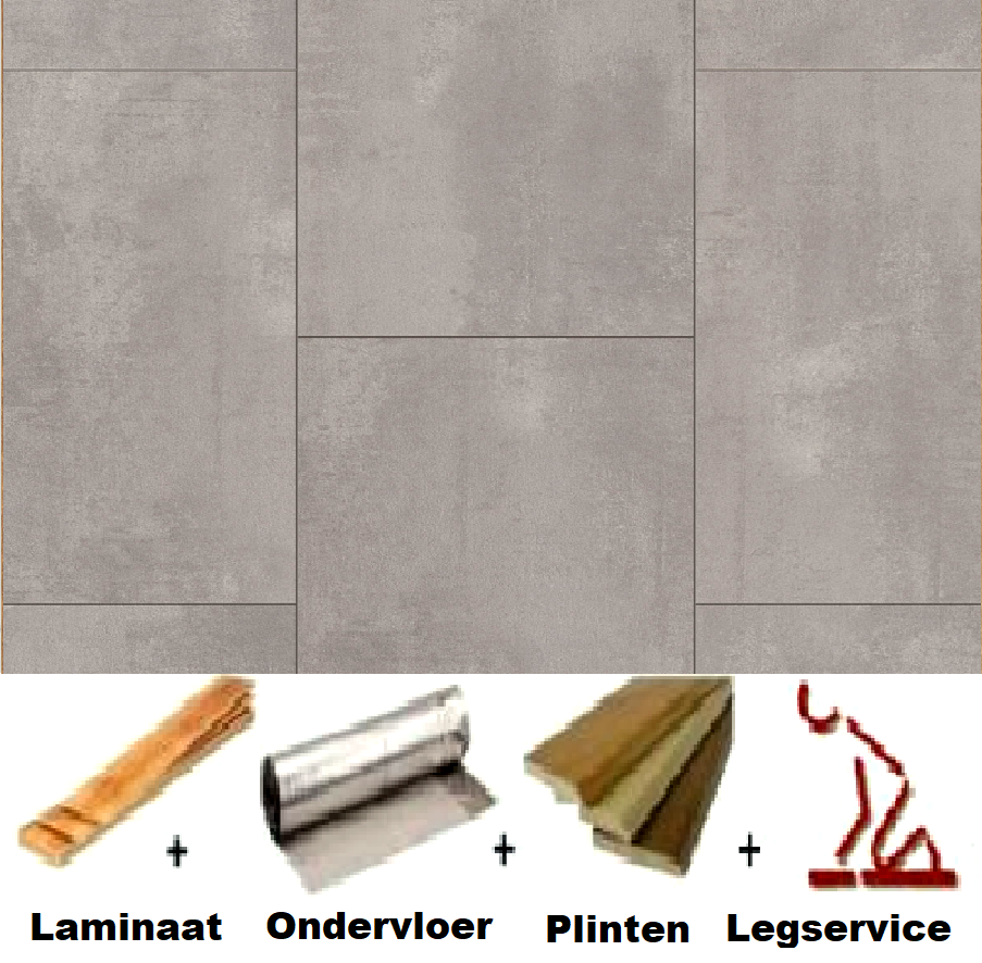 All-in Laminaat. OTIUM Everest light grey