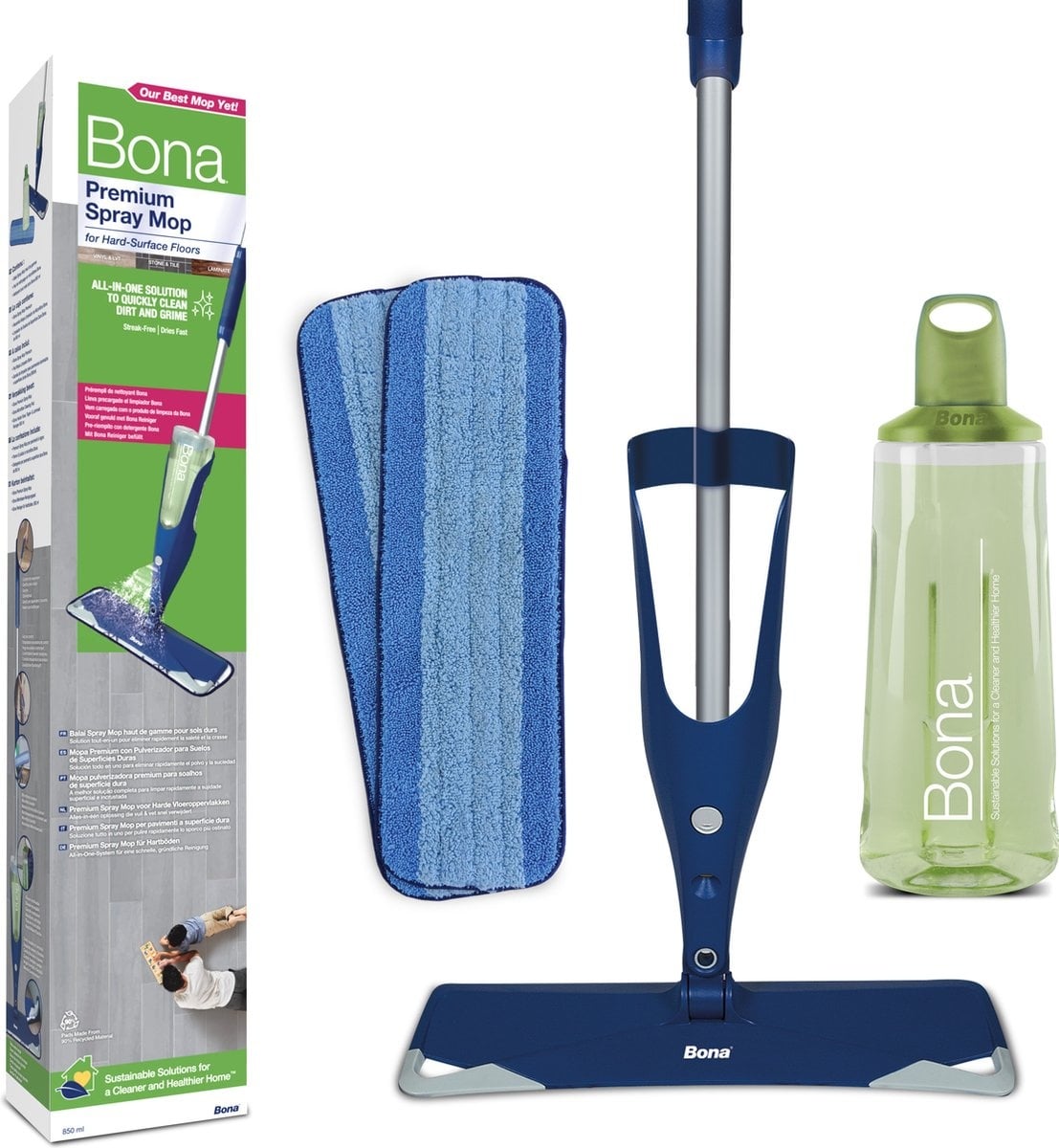 Bona Premium Spray Mop Set voor Harde Vloeren