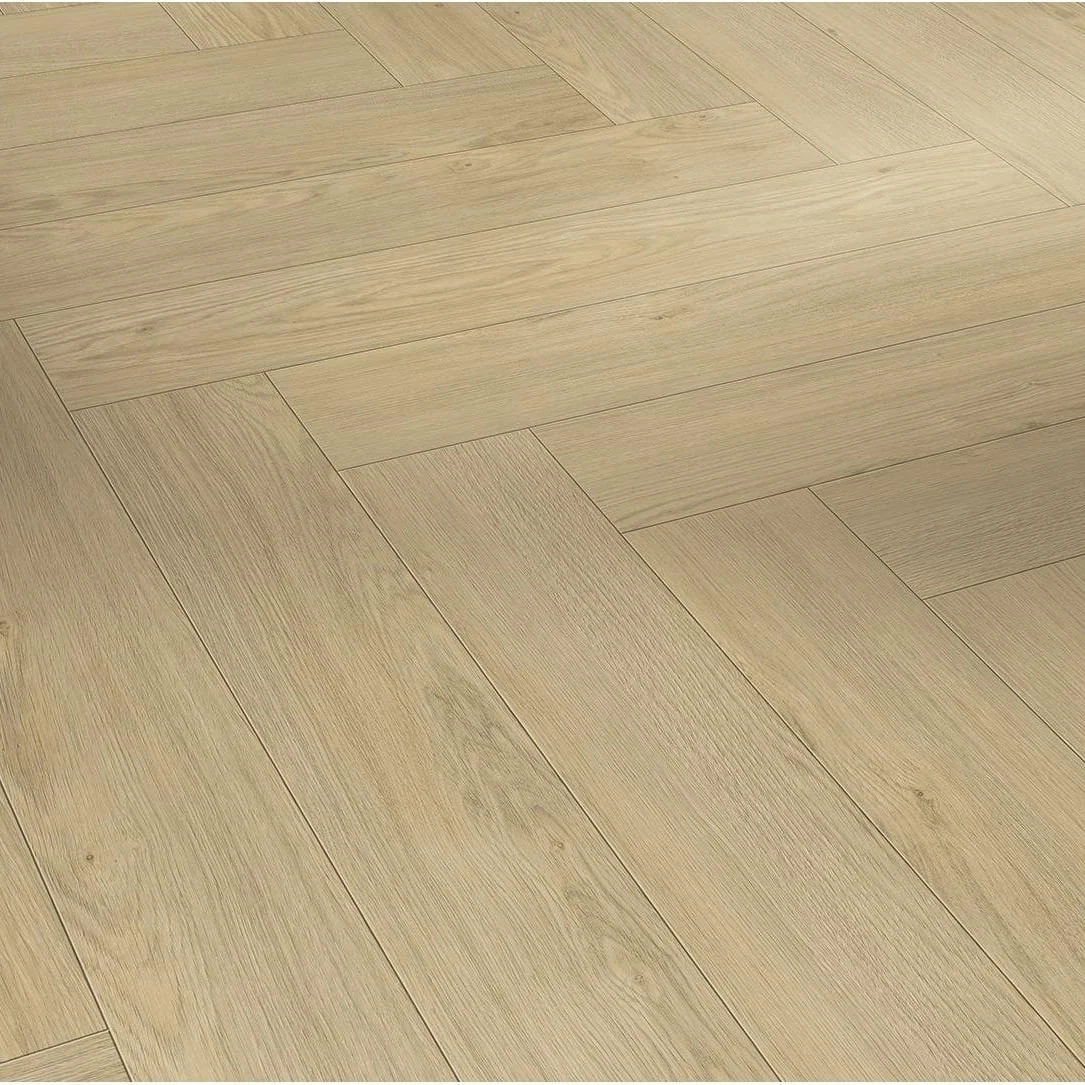 Laminaat 8mm visgraat Oak Mont Blanc sanded