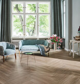 Laminaat 8mm visgraat Oak Skyline pearl grey