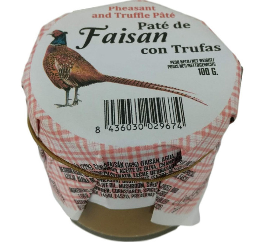 Spaanse pate van fazant en truffel (Per 12 stuks)