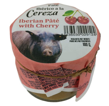 Spaanse Iberico pate met kersen (Per 12 stuks)