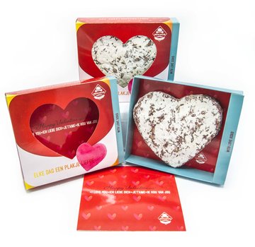 Valentijn Saucisson inclusief cadeaudoos (Per 5 stuks)