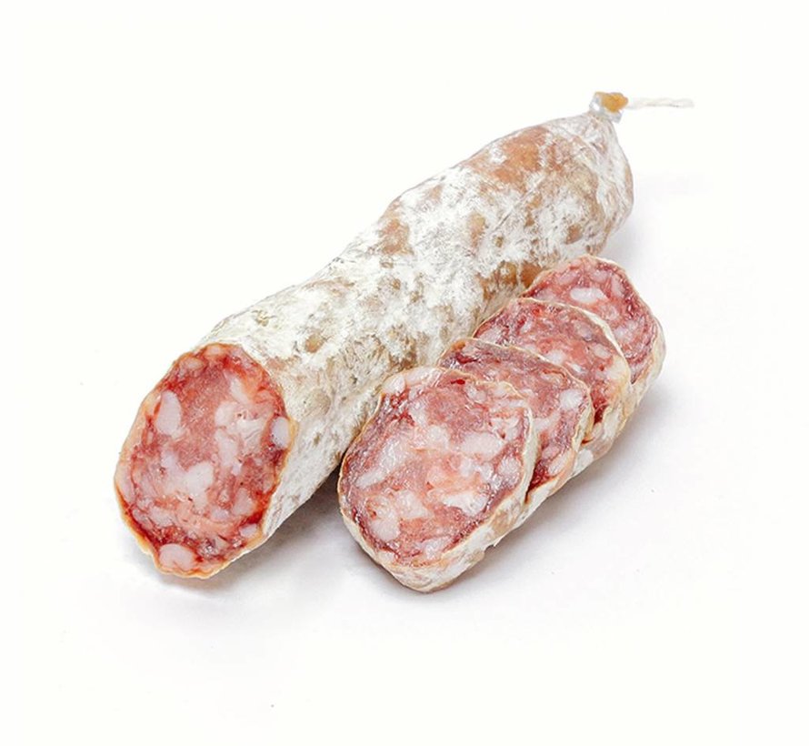 Gedroogde worst met gerookt spek (Per 6 stuks)