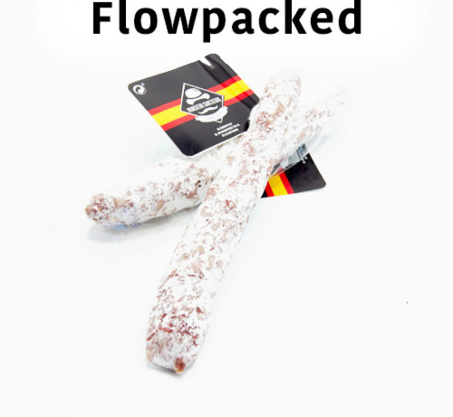 Fuet Knoflook (100 grams) per 5 stuks Flowpacked
